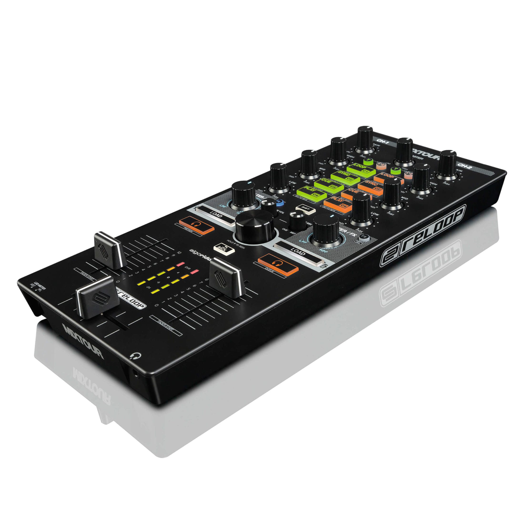 Reloop MIXTOUR Portable Mix Controller For PC/Mac, iOS & Android