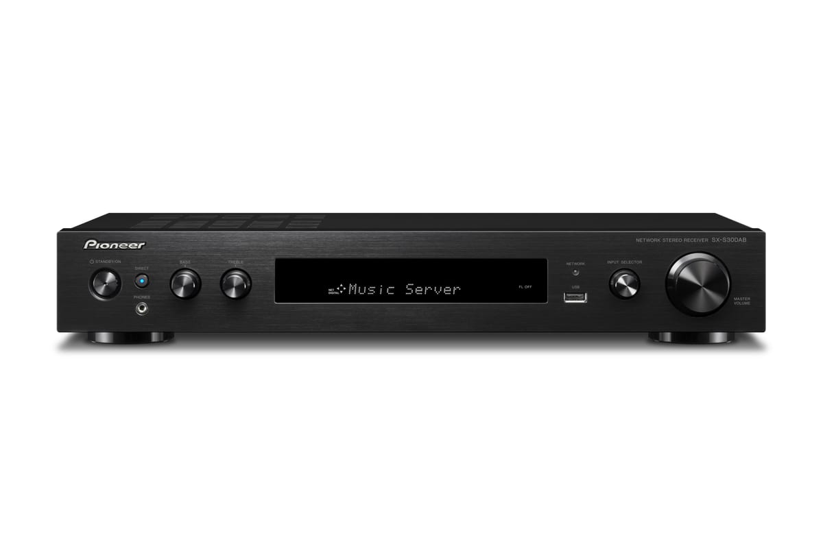 Pioneer SX-S30DAB Stereo Receiver with Wi-Fi, Bluetooth, USB and Phono Input - HyTek Electronics